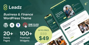 Leadz - Finance WordPress Theme